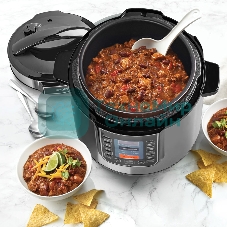 Скороварка-мультиварка электрическая Endever Vita-132, черный/стальной, мощность 1200 Вт, емкость 6л, 16 авторежимов работы, книга рецептов, 2 шт/уп.