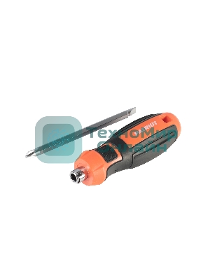 Отвертка Patriot с двусторонним стержнем, CR-V, PH2-SL6 x 100, двухкомпонентная рукоятка