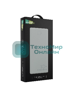 Портативный аккумулятор More choice (4610196408694) PB11-10 White 10000mAh 2USB