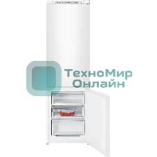 Встраиваемый холодильник Atlant ХМ-4319-101 белый двухкамерный 175/70л морозилка снизу