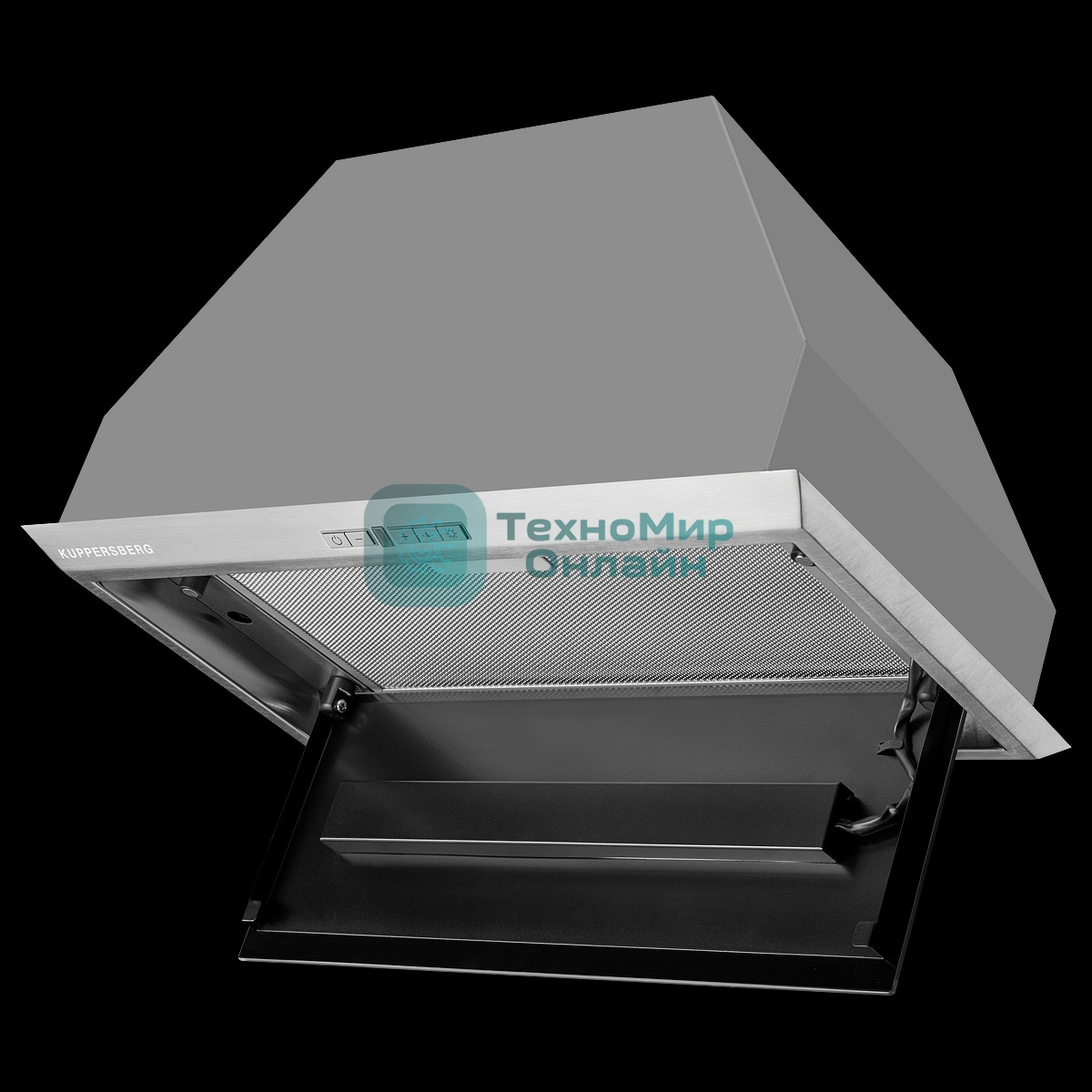 Вытяжка встраиваемая Kuppersberg Intro 60 нержавеющая сталь, 54 см, 650 куб. м/ч, 43 дБ