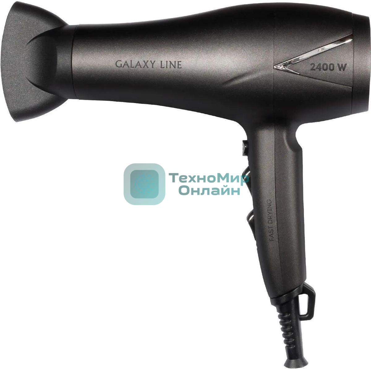 Фен Galaxy Line GL 4341 черный, 2400 Вт