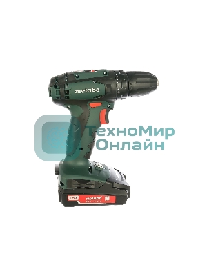 Дрель-шуруповерт Metabo BS 18 602207550 18 В, 1,5 Ач, 48 Нм, щеточный