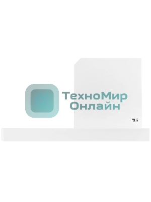 Вытяжка каминная Elikor Квадра 90П-650-К3Д белый, 90 см, 650 куб. м/ч, 56 дБ