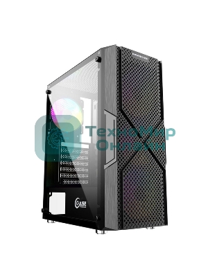 Компьютерный корпус Powercase Mistral T4B, Tempered Glass, 4x 120мм 5-color fan, черный, ATX (CMITB-L4)