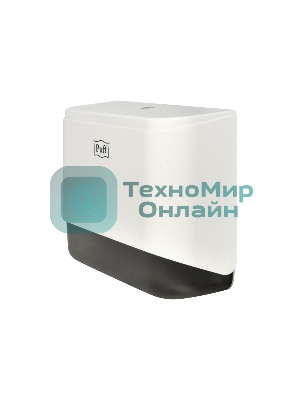 Диспенсер бумажных полотенец Puff-5140 белый, с замком, ABS-пластик