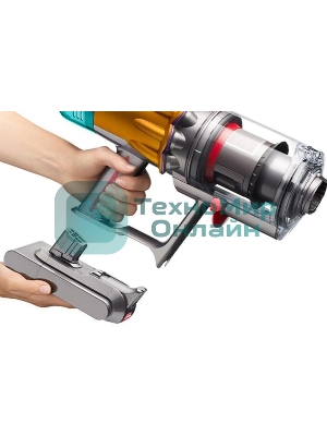 Пылесос вертикальный Dyson V12S Detect Slim Submarine 485350-01 золотой/серый металлик, питание от аккумулятора, 150 Вт, уборка сухая/влажная, пылесборник 0.35 л