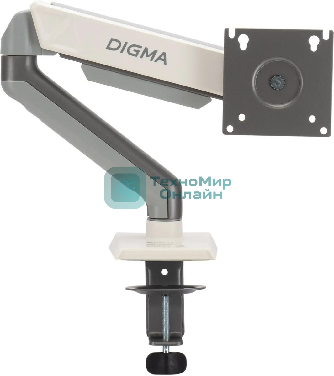Кронштейн для мониторов ЖК Digma D-MM101 серый 17