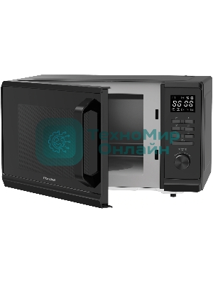 Микроволновая печь Rondell RDE-MW236 черный, 23 л, 800 Вт, переключатели - кнопки, поворотный механизм