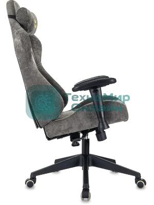 Кресло игровое Zombie 51 серый Light-19 крестов. металл