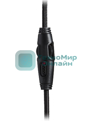 Гарнитура HyperX Cloud Alpha чёрный-красный, проводная, 2 x 3.5 мм, съёмный микрофон с шумоподавлением, регулятор громкости на кабеле
