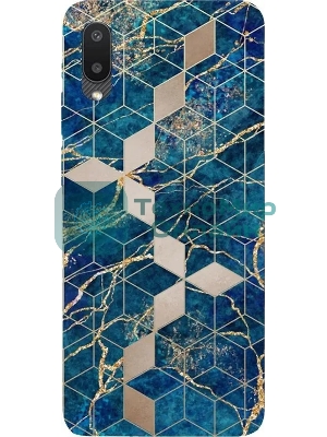 Чехол (клип-кейс) Gresso Meridian, для Samsung Galaxy A02, синий gr17aaae8917