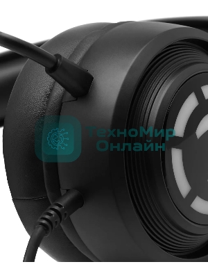 Наушники с микрофоном Edifier G20 черный 2.2м мониторные USB оголовье