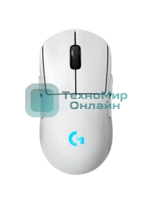 Мышь беспроводная Logitech G PRO 2 LIGHTSPEED белый, 32000 dpi, радиоканал, USB, кнопки - 8