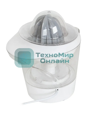 Соковыжималка ECON ECO-070JC белый, цитрусовая, 40 Вт, 700 мл, механическое