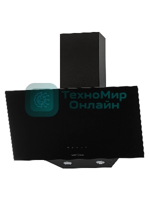 Наклонная вытяжка Krona HELGA 600 черный S