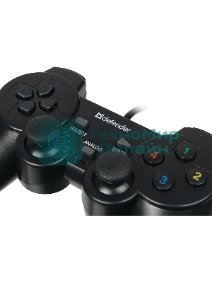 Геймпад Defender Omega USB, Проводной геймпад, 12 кнопок, 2 стика