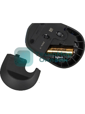 Мышь беспроводная Logitech M171 синий, 1000 dpi, радиоканал, USB, кнопки - 3