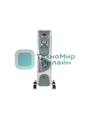 Обогреватель масляный EUROLUX ОМ-EU-9НВ (9 секций) белый, 2400 Вт, 30 м2, термостат 67/3/17