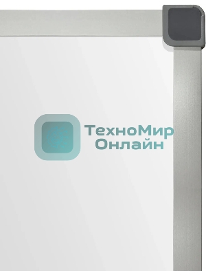 Доска магнитно-маркерная Silwerhof, лак, белый 90x120 см, алюминиевая рама