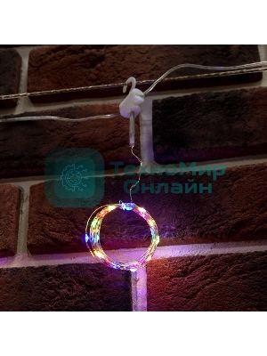 Гирлянда Neon-night светодиодный занавес из росы 3х3м 300 LED IP20 USB + пульт управления с крючками для крепления мультиколор