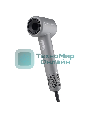 Фен LEONORD LE-1219 серый, 1800 Вт, ионизация