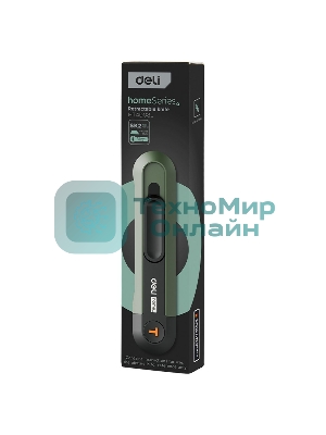 Технический нож Home Series Green Deli HT4008L Т-образное лезвие с механизмом автоматического возврата, эксклюзивный дизайн, корпус из высококачественного софттач пластика