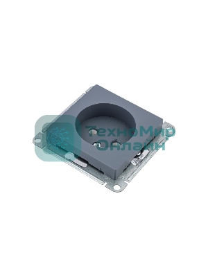 Механизм розетки 1-м СП AtlasDesign 16А IP20 без заземл. грифель