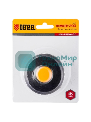Катушка триммерная полуавтомат. для Denzel TE-350 в блистере, гайка M5