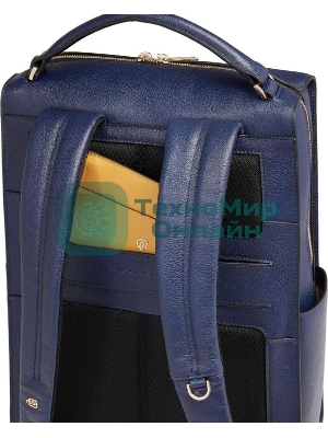 Рюкзак женский Piquadro Patricia CA6772W140/BLU темно-синий кожа