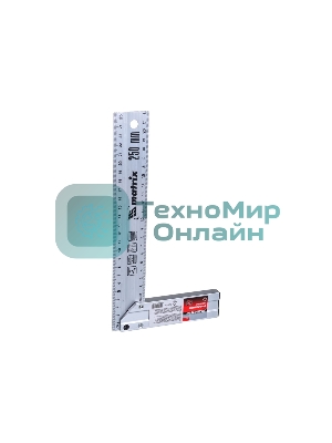 Угольник Matrix 250мм алюминиевый литой