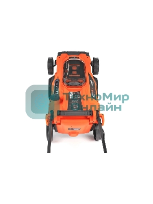 Газонокосилка аккумуляторная PATRIOT CM 440 2*21В UES, без акб и зу, бесщеточ, 37см, трав 35л пласт+мульчирование, центр. подъем 6 уровней (25-75), пласт дека