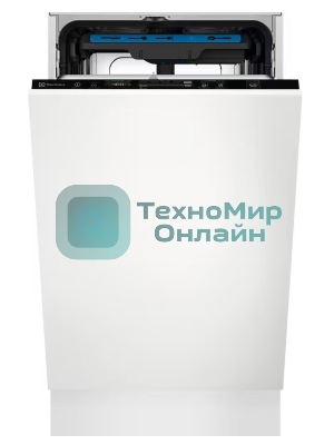 Встраиваемая посудомоечная машина Electrolux EEA43211L, черный, 44.6 см, 10 компл., 46 дБ, класс E