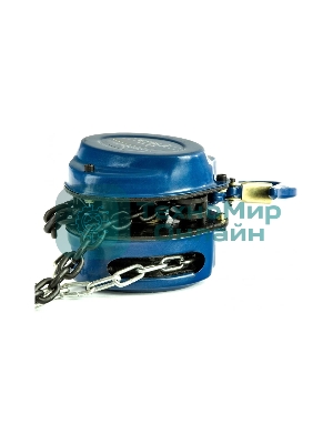 Таль цепная Stels 51946 2 т, h подъема 2,5 м, расстояние между крюками 400 мм