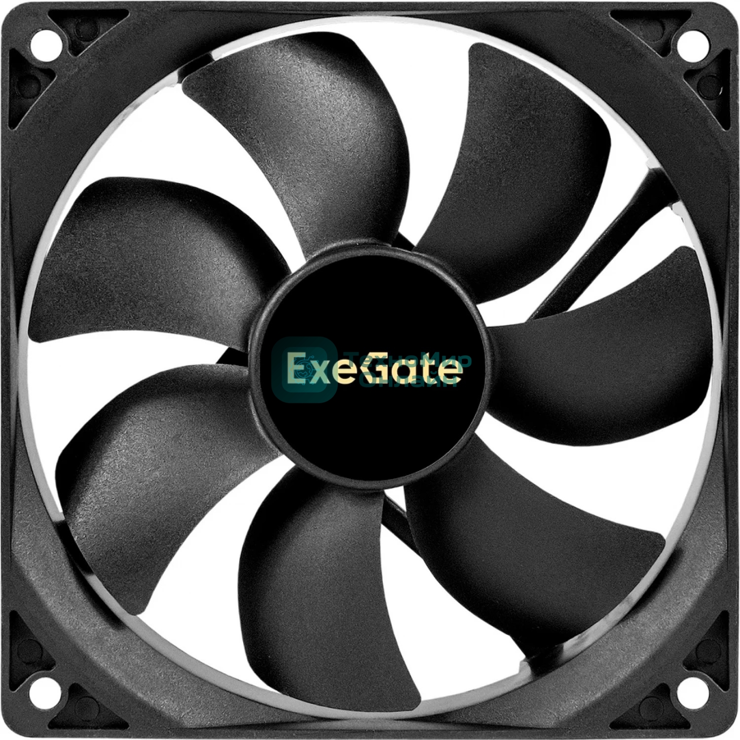 Вентилятор для корпуса ExeGate ExtraSilent ES12025S3P черный, 120 мм, 1300 об/мин, 22 дБ, 3 pin