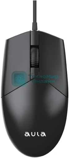 Мышь проводная AULA AM104 черный