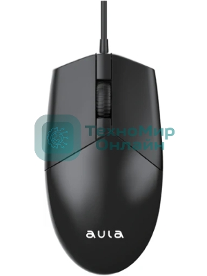 Мышь проводная AULA AM104 черный