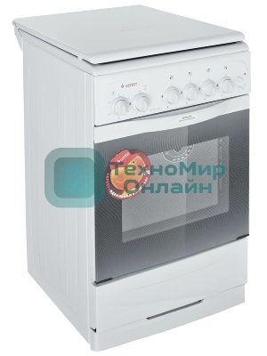 Плита газовая Gefest ПГ 3200-05 белый, конфорок 4 шт, духовка 42 л, 50 см x 85 см x 57 см