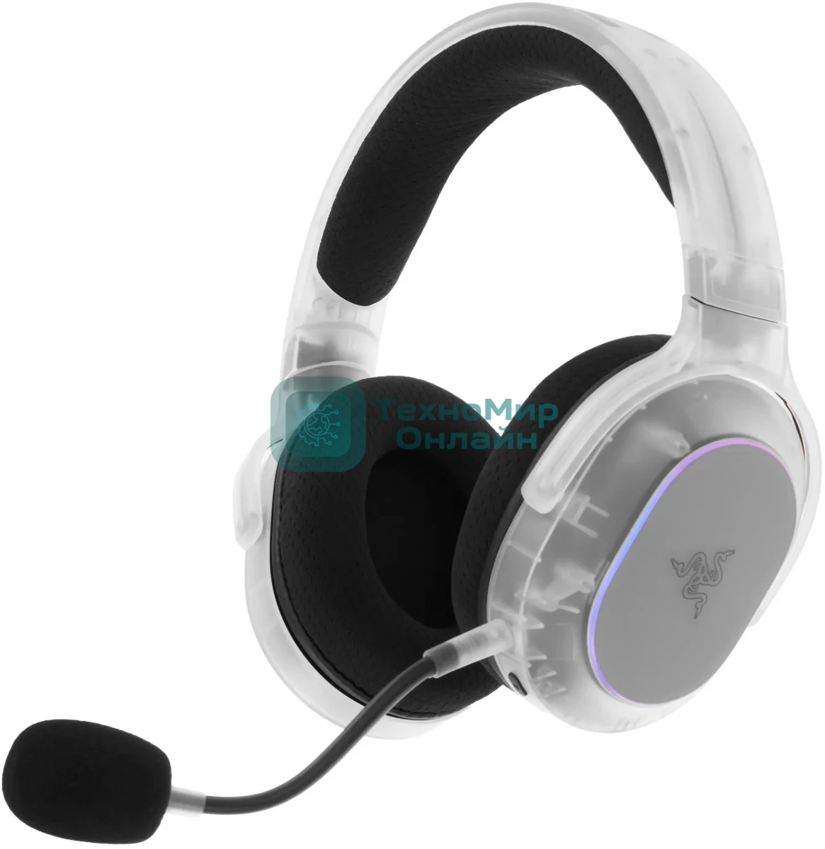 Гарнитура Razer Barracuda X Chroma Phantom White Edition белый, беспроводная, Bluetooth, до 70 ч, подсветка