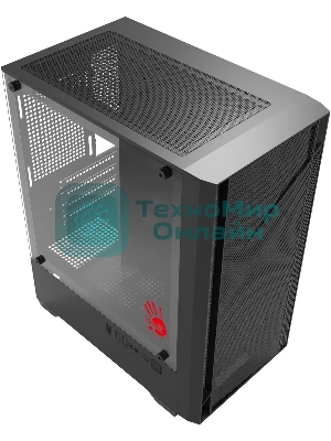 Корпус Bloody CC-124-BK, Mini-Tower, чёрный