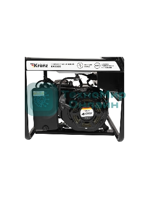Электрогенератор бензиновый Kranz KR3300, 3.3 кВт, 94.1 дБ, 48 кг