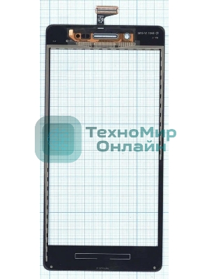 Сенсорное стекло (тачскрин) для OPPO Neo 7, черное