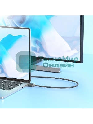 Кабель Hoco US08 ver2.0 HDMI (m) HDMI (m) 2м черный (пакет)