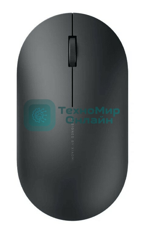 Мышь беспроводная Xiaomi Wireless Mouse Lite 2 черный, 1000 dpi, радиоканал, USB, кнопки - 3