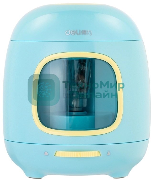 Точилка для карандашей электрическая Deli VA13BLUE пластик, синий