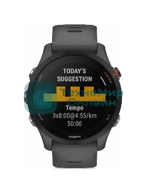 Смарт-часы Garmin Forerunner 255 темно-серый 45,6мм