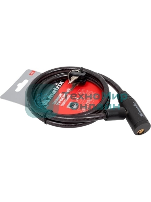 Замок тросовый универсальный Matrix 8 х 960 мм