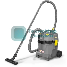 Пылесос строительный Karcher NT 22/1 Ap Te серый, 1300 Вт, уборка сухая/влажная, пылесборник мешок/контейнер, 22 л