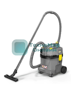 Пылесос строительный Karcher NT 22/1 Ap Te серый, 1300 Вт, уборка сухая/влажная, пылесборник мешок/контейнер, 22 л