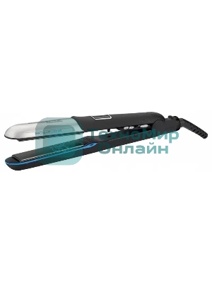 Выпрямитель для волос Rowenta Liss&Curl Ultimate shine SF6220D0 черный/металлик, 25 мм, 230 °C, 5 режимов